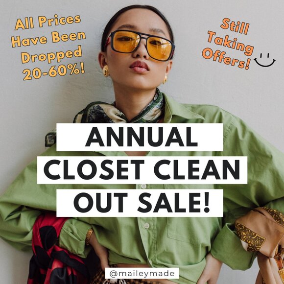 ANNUAL CLOSET CLEAN OUT SALE!!! - Picture 1 of 1